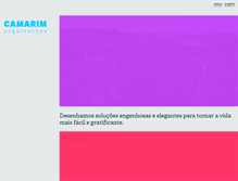 Tablet Screenshot of camarim.pt